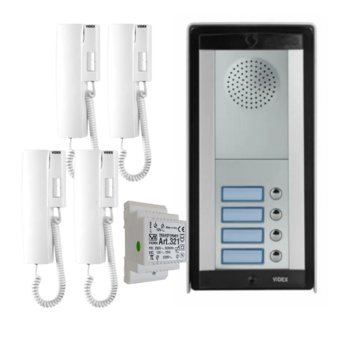 INTERPHONE VIDEX 4 ETAGE AUDIOKIT 4 8K-4A